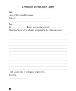 end-of-employment-form-template
