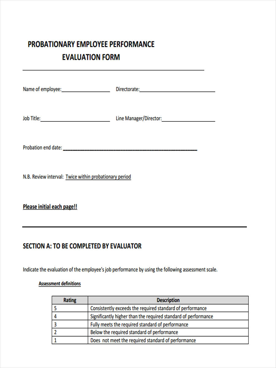 end-of-probation-review-form-template