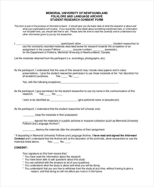 enrollment-exception-consent-form-template