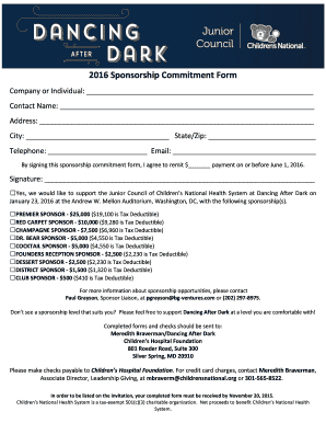 event-sponsorship-commitment-form-template