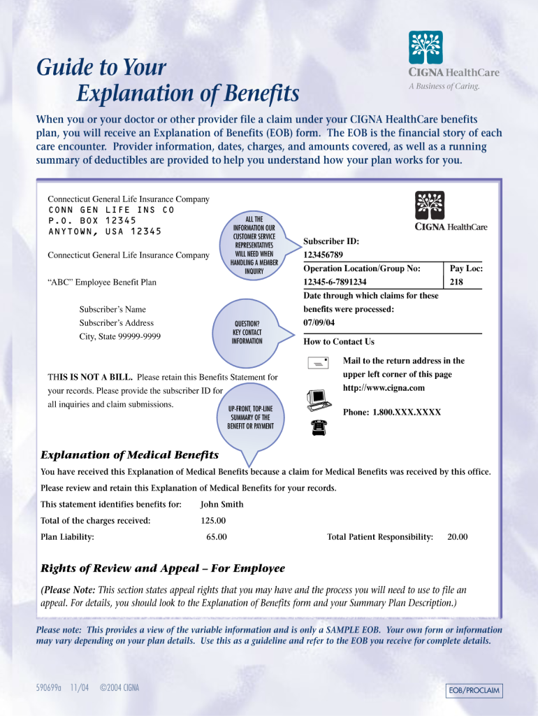 explanation-of-benefits-form-template