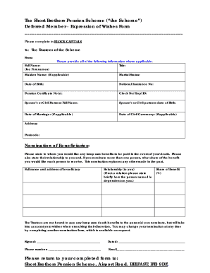 expression-of-wishes-form-template