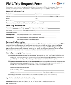 field-trip-request-form-template