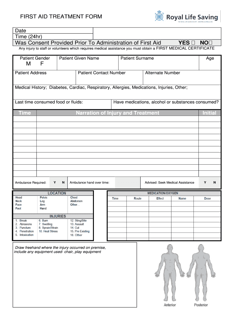 first-aid-treatment-form-template