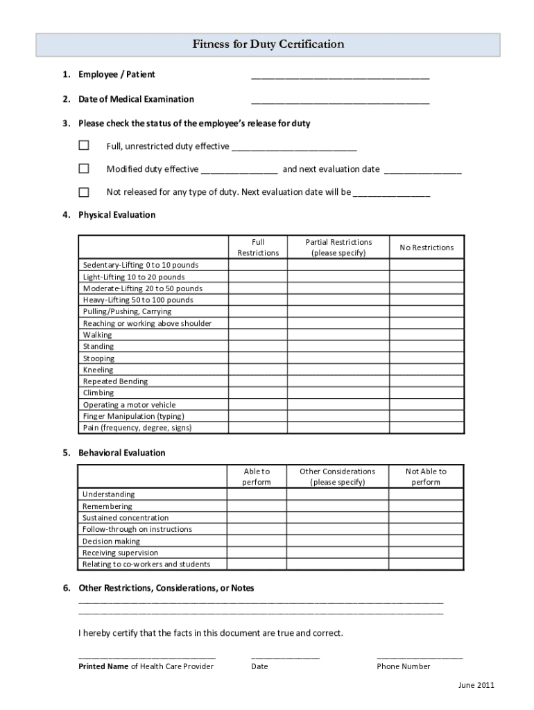 fit-for-duty-form-template