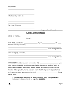 florida-quit-claim-deed-form-template