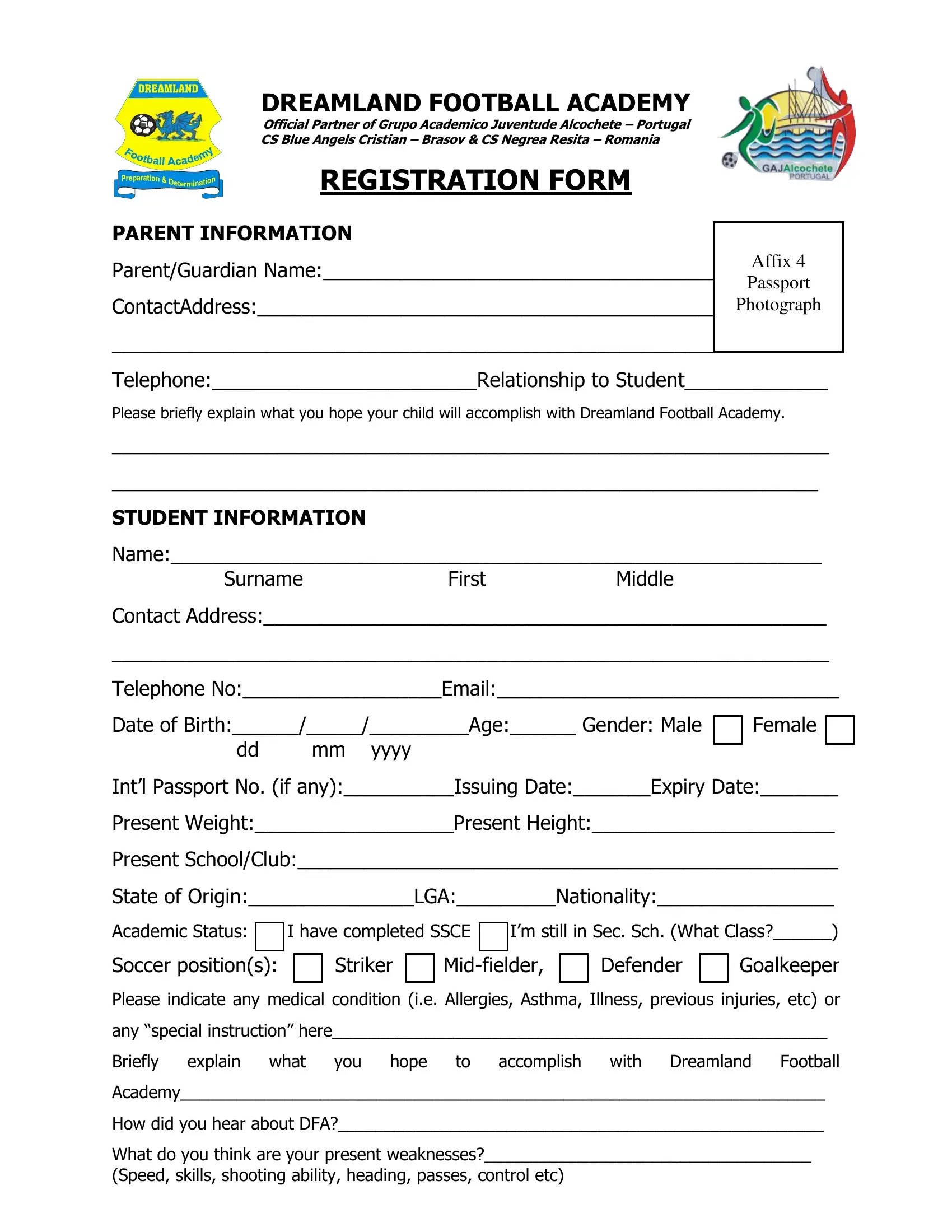 football-academy-registration-form-template