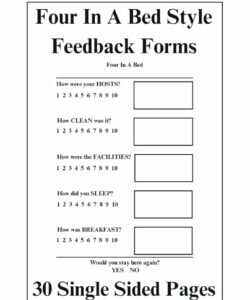 four-in-a-bed-feedback-form-template