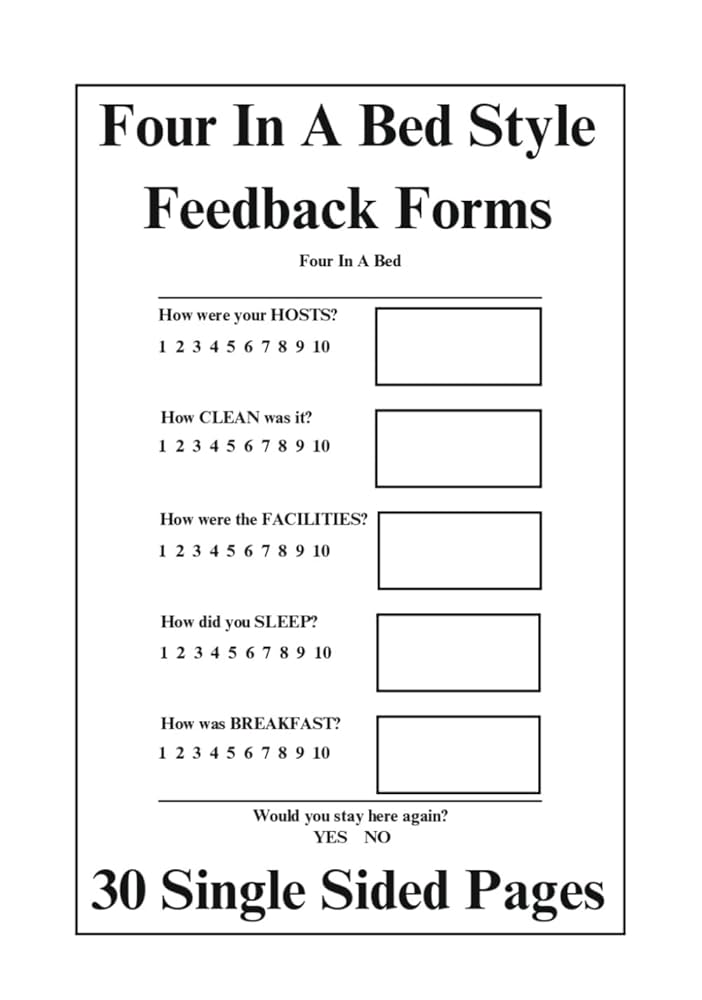 four-in-a-bed-feedback-form-template