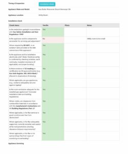 gas-installation-safety-record-form-template