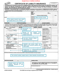 general-insurance-liability-form-template