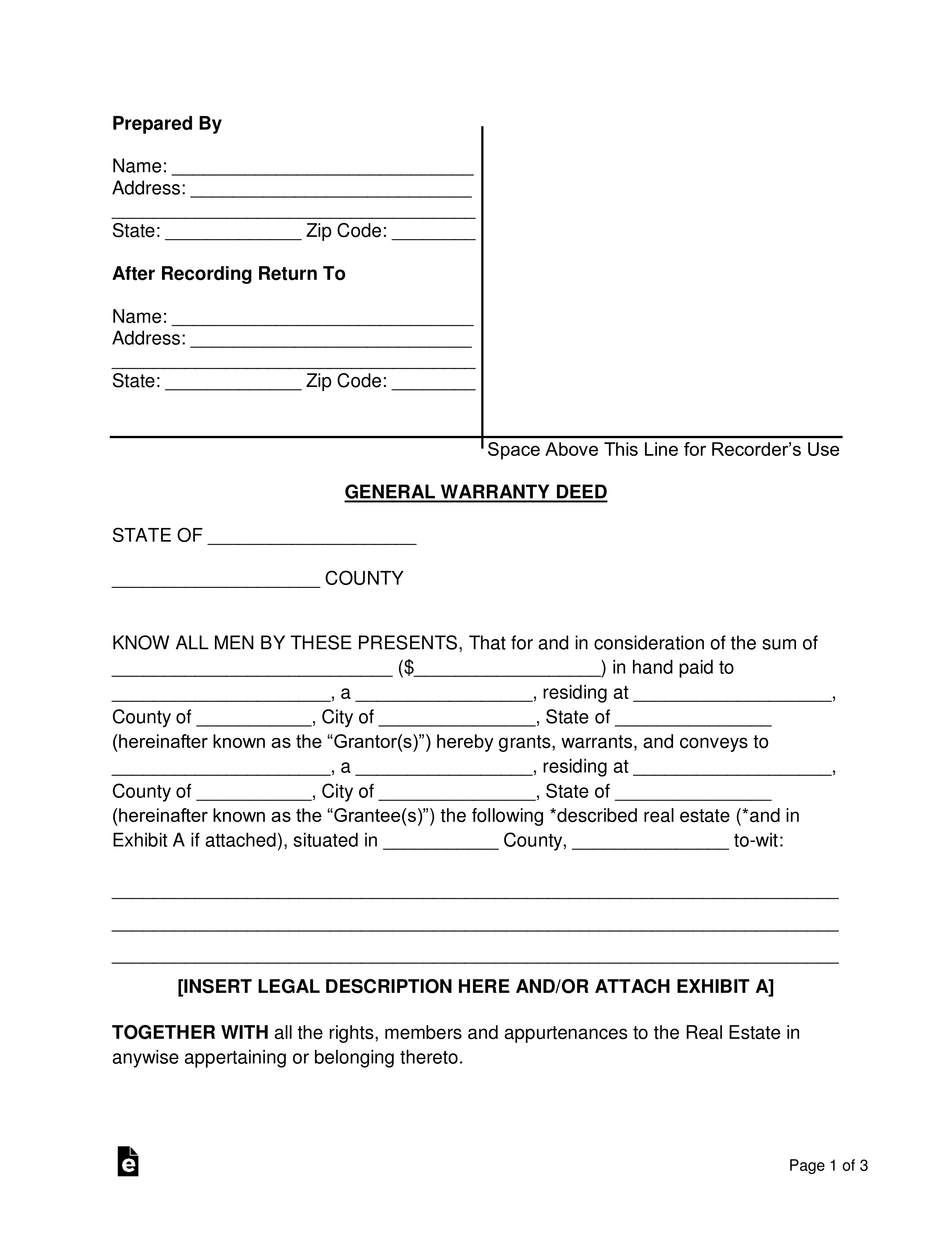 general-warranty-deed-form-template