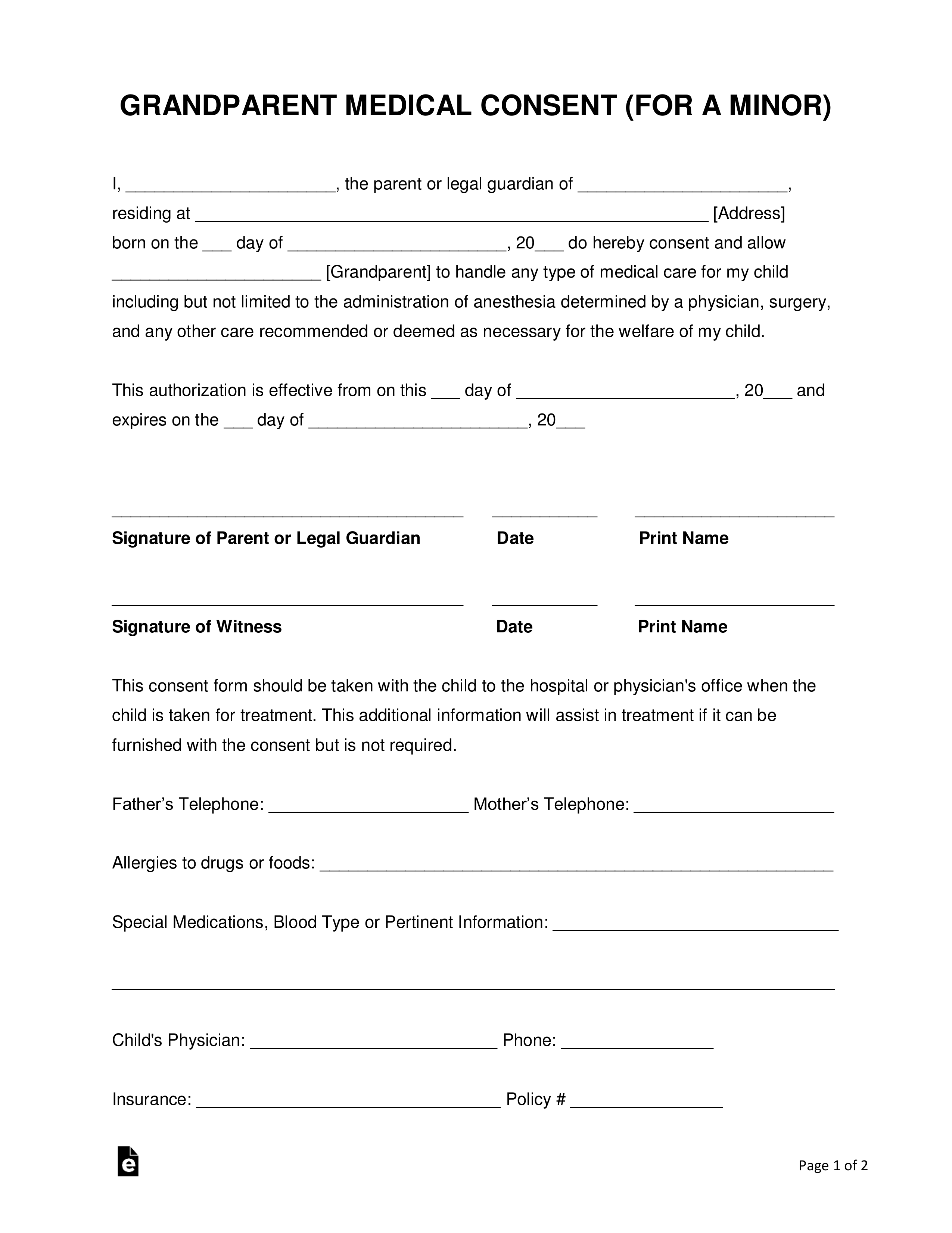 grandparent-medical-concent-form-template