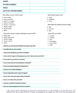 hair-problem-consultation-form-template