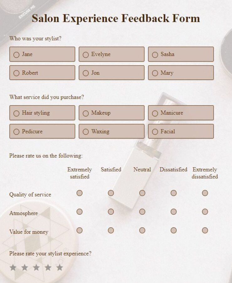 hair-salon-feedback-form-template