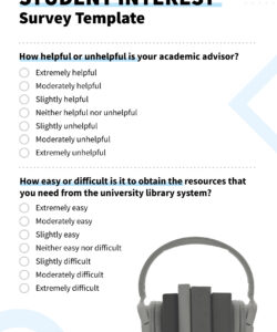 headsets-customer-survey-form-template