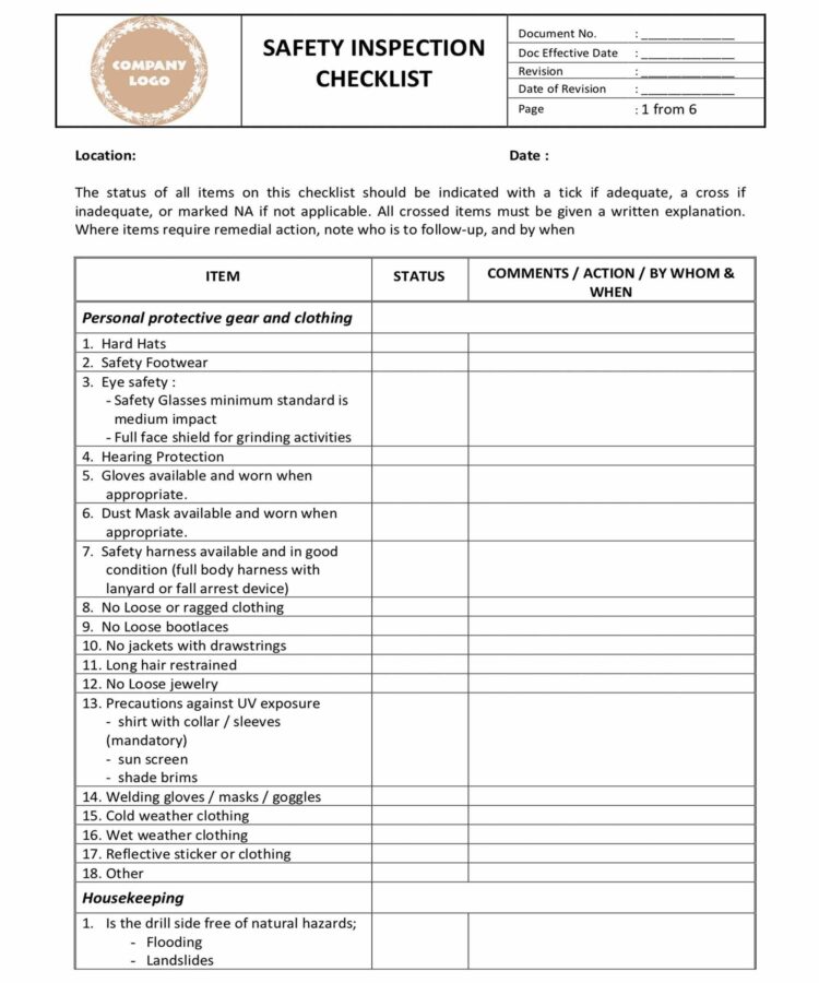 First Safety Form Health And Safety Induction Form Template