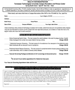 health-fair-registration-form-template