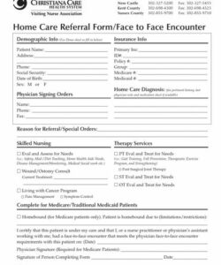 home-health-referral-form-template
