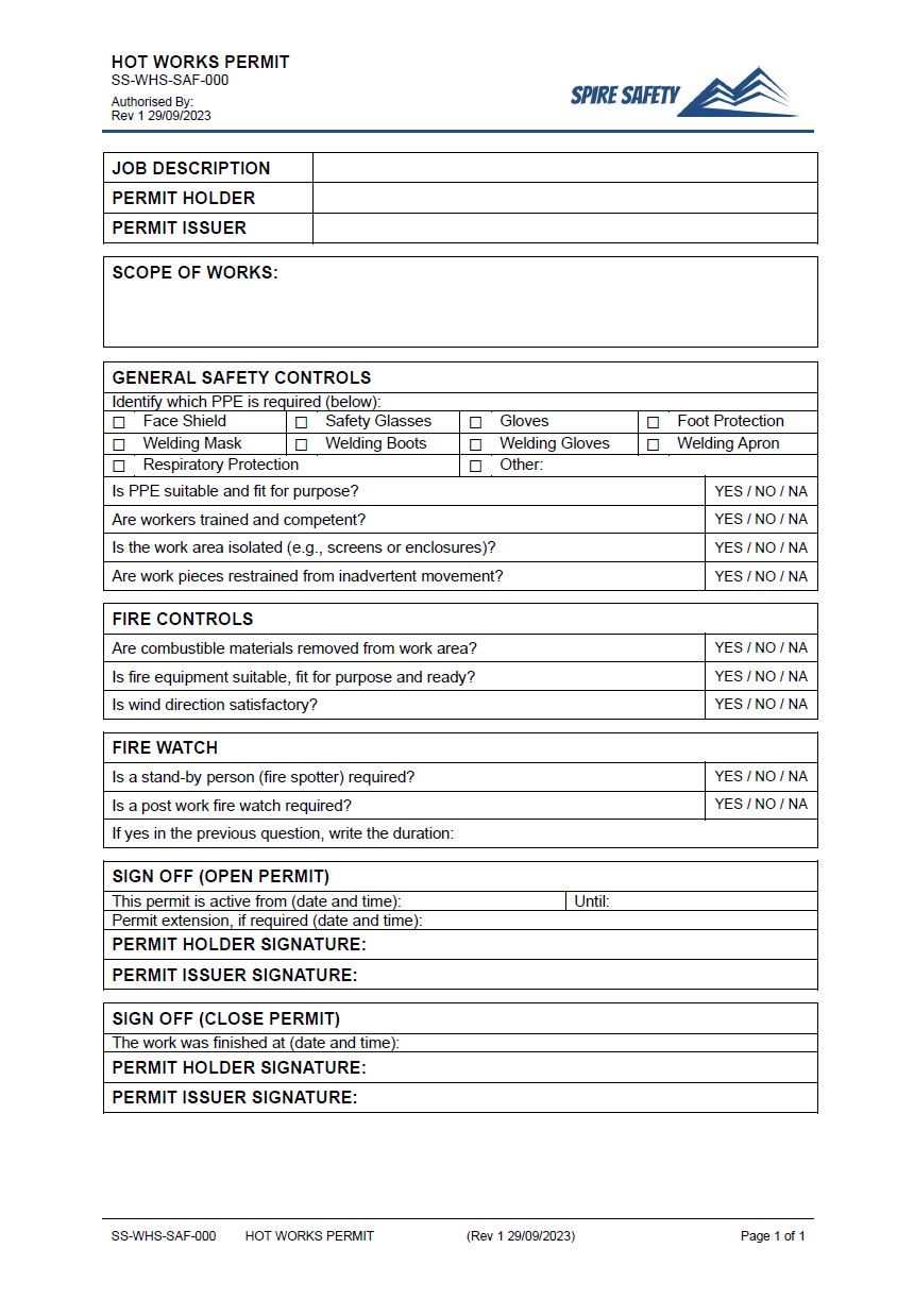 hot-work-permit-form-template