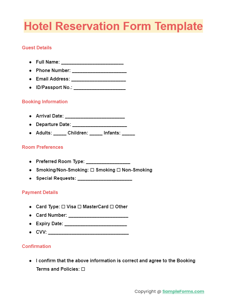 hotel-room-reservation-form-template