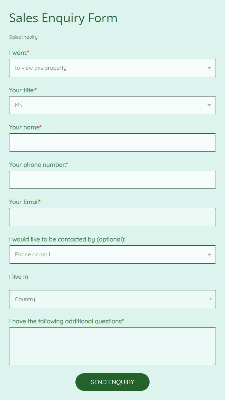 hotel-sales-inquiry-form-template