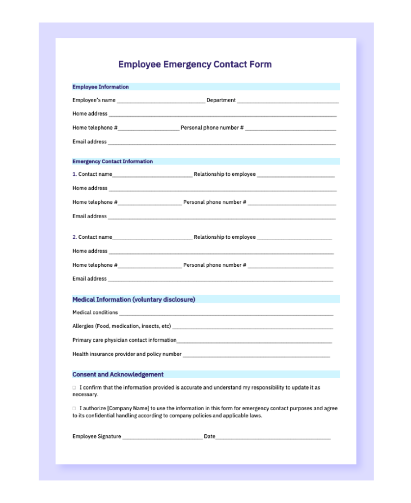 hr-emergency-contact-form-template