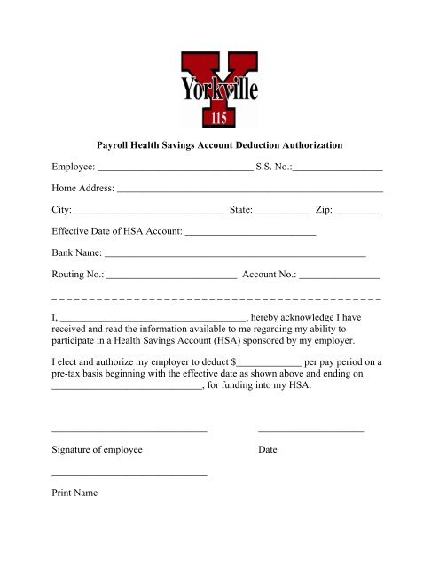 hsa-payroll-deduction-form-template