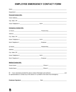 in-case-of-emergency-form-template
