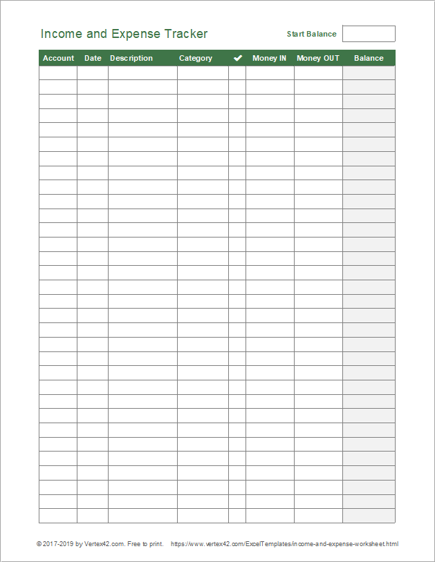income-and-expense-form-template