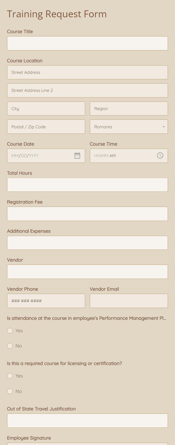 internal-training-request-form-template