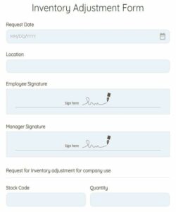 inventory-adjustment-request-form-template