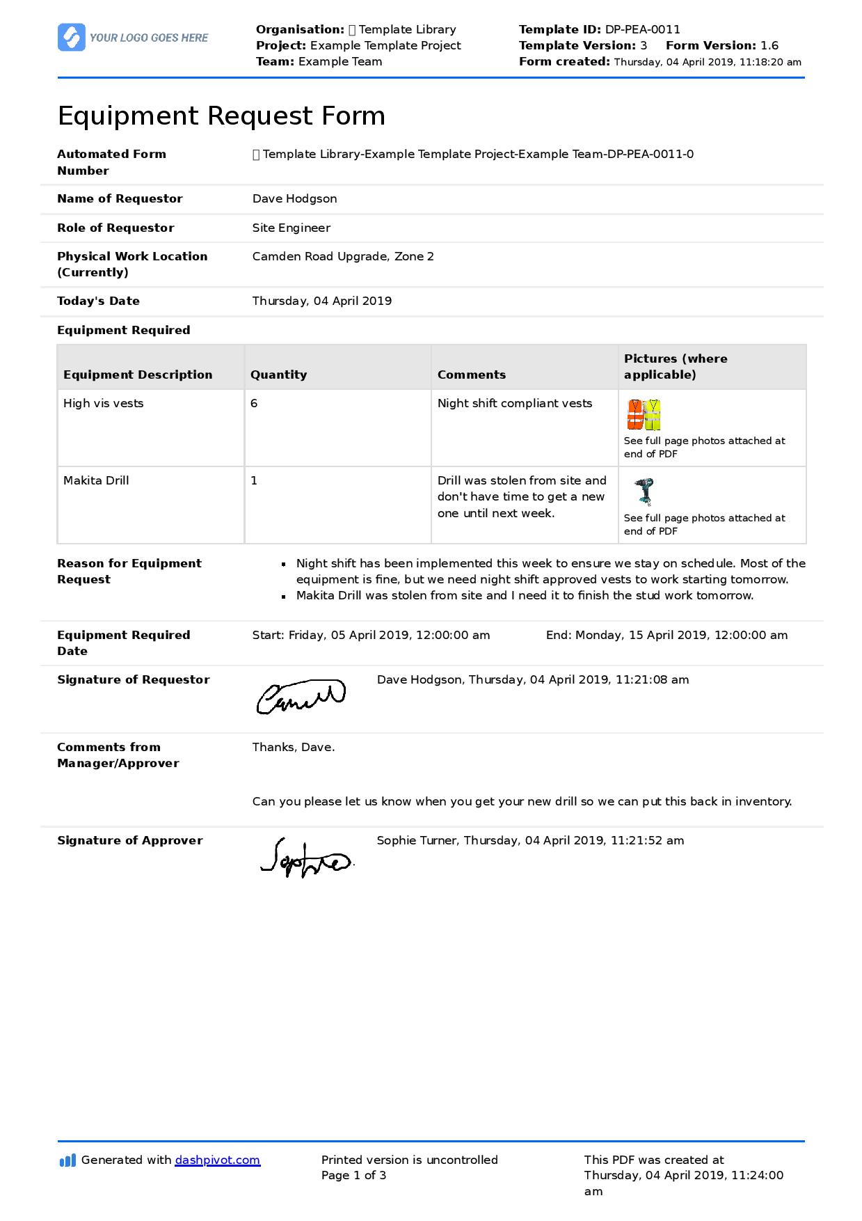 it-equipment-request-form-template
