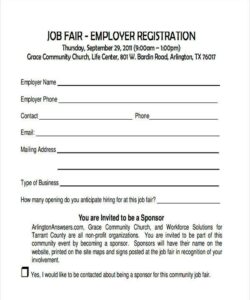 job-fair-vendor-form-template