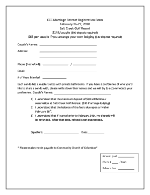 marriage-retreat-registration-form-template