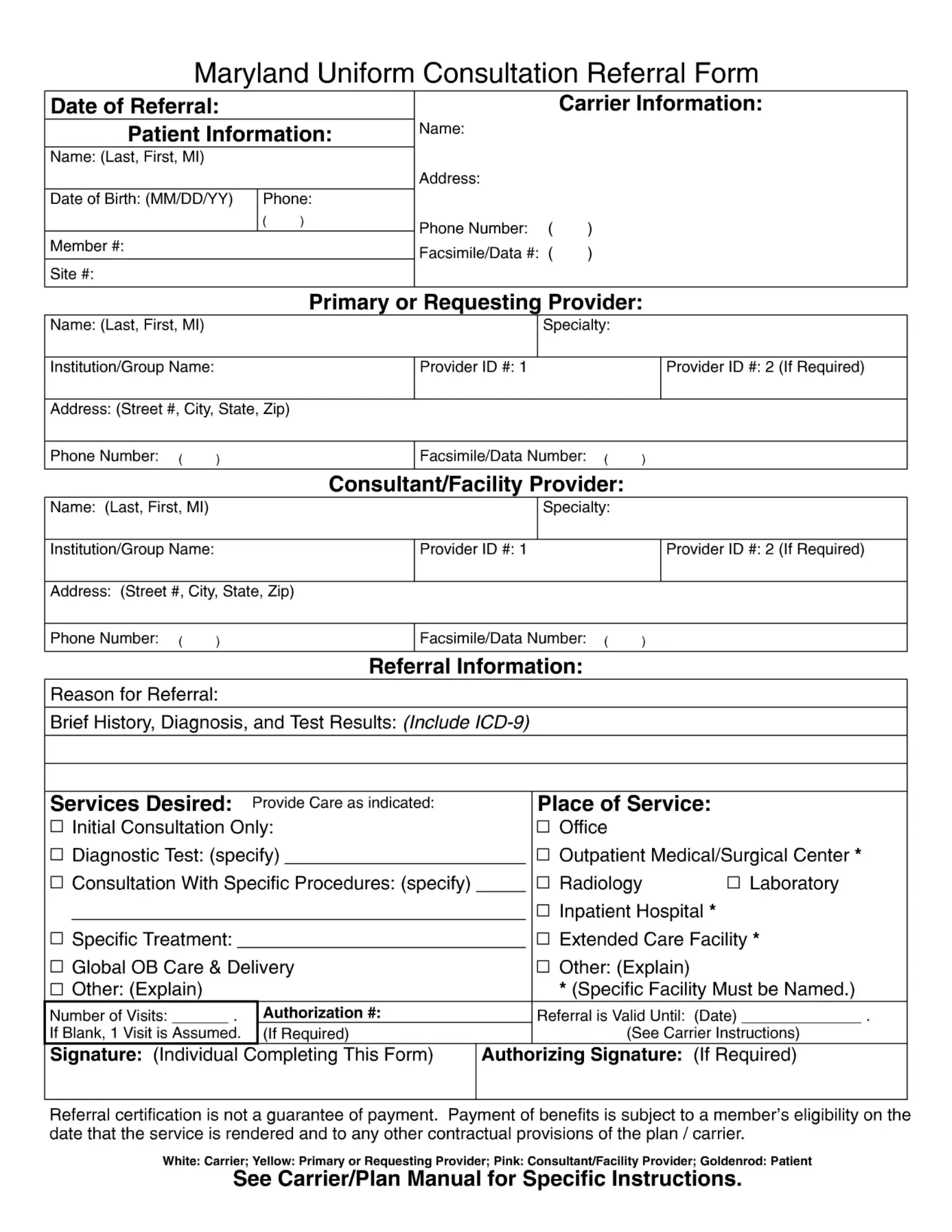 maryland-medical-referral-form-template
