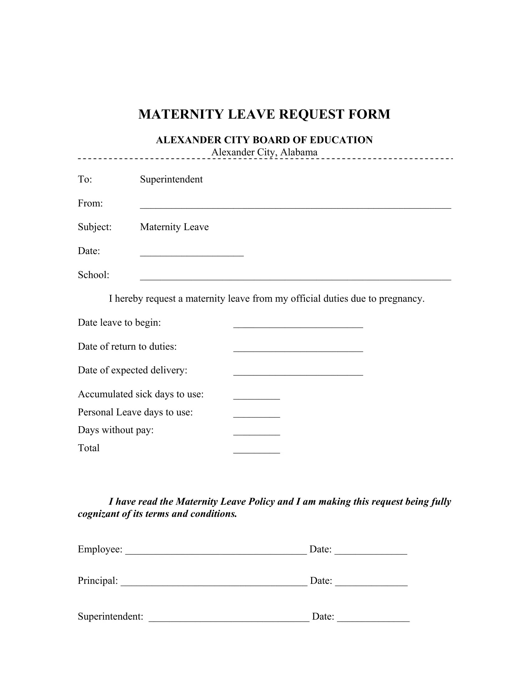 maternity-leave-request-form-template