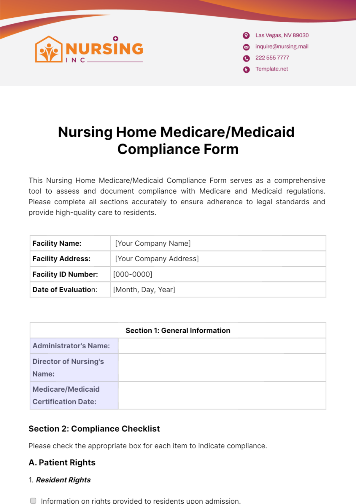 medicaid-nursing-documentation-form-template