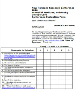 medical-conference-evaluation-form-template