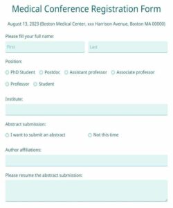 medical-conference-registration-form-template