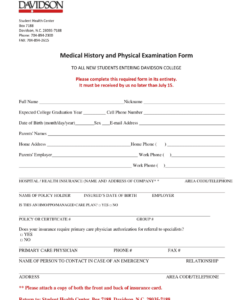 medical-history-and-physical-form-template