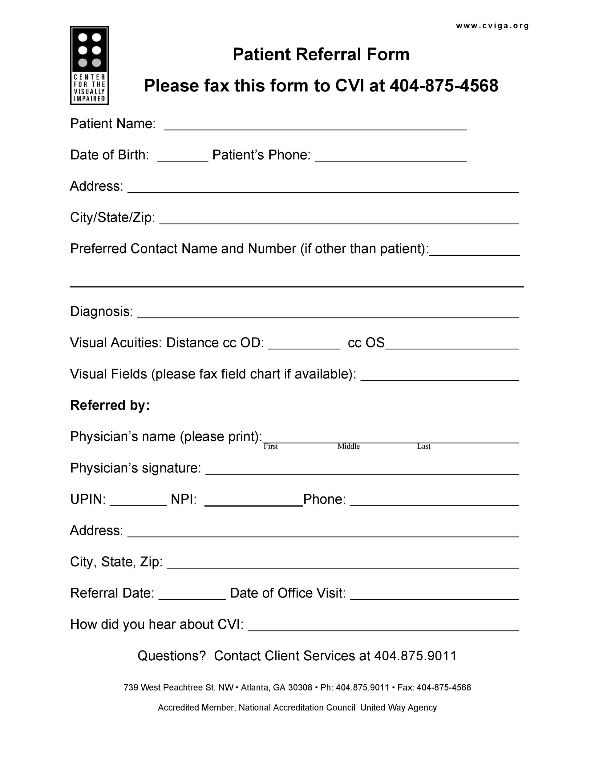 medical-referral-request-form-template