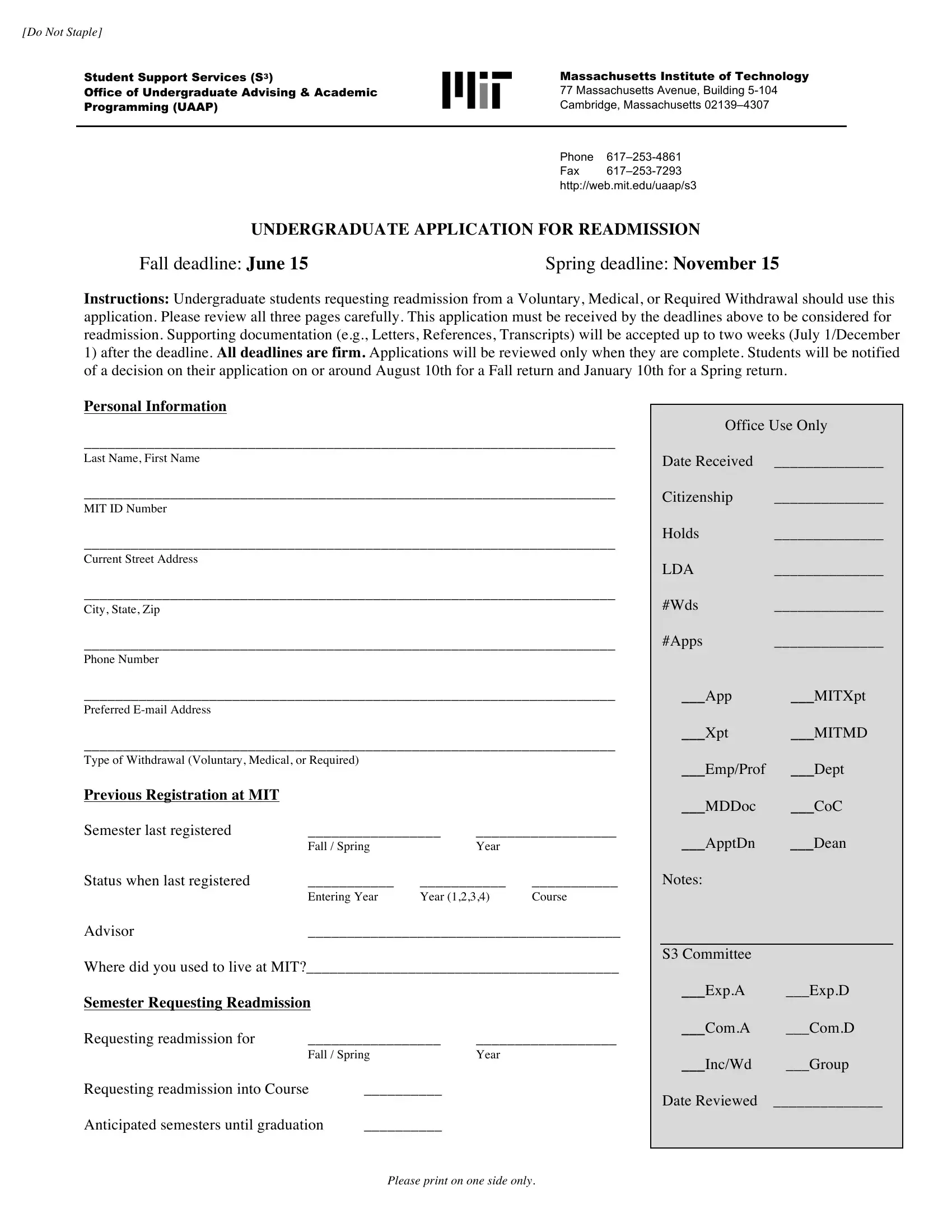 mental-health-readmission-form-template