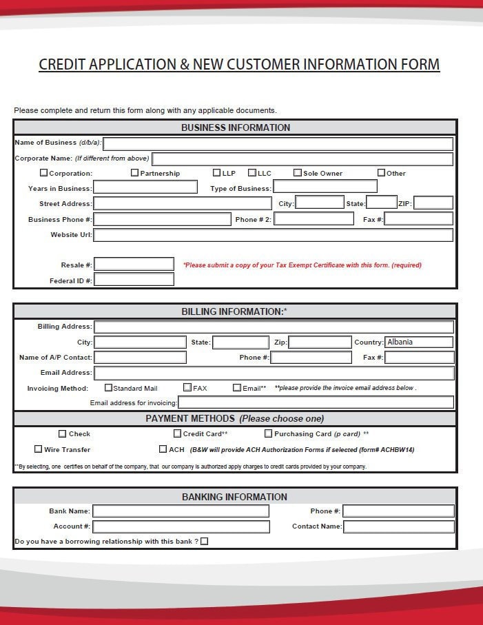 new-customer-account-form-template