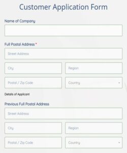 new-customer-application-form-template