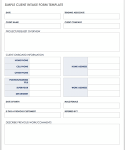 new-customer-intake-form-template