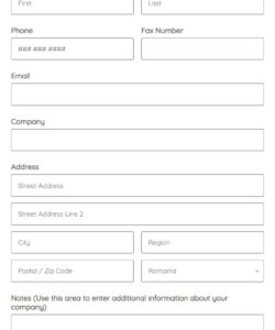 new-customer-profile-form-template