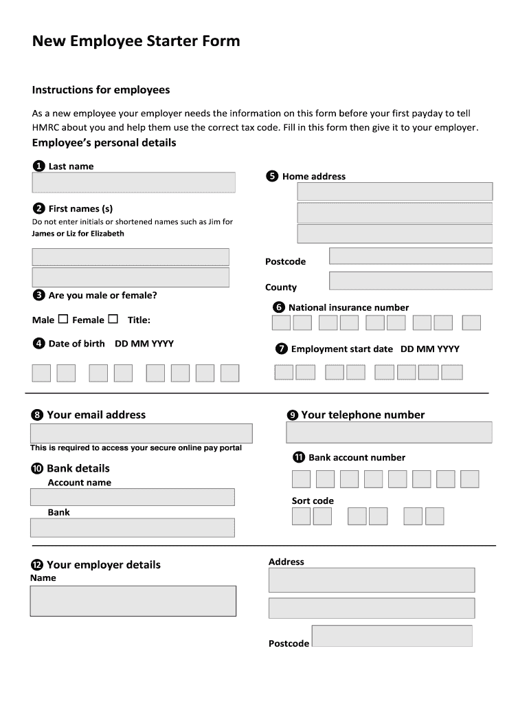 new-employee-starter-form-template
