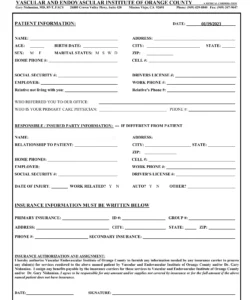 new-patient-demographic-form-template