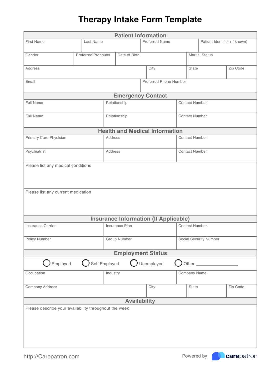 occupational-therapy-intake-form-template